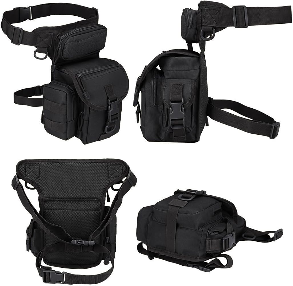 Drop Leg Tactical Bag with Insulated Bottle Pouch